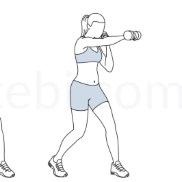 Dumbbell Punches by Kenisha Williams Exercise Howto Skimble