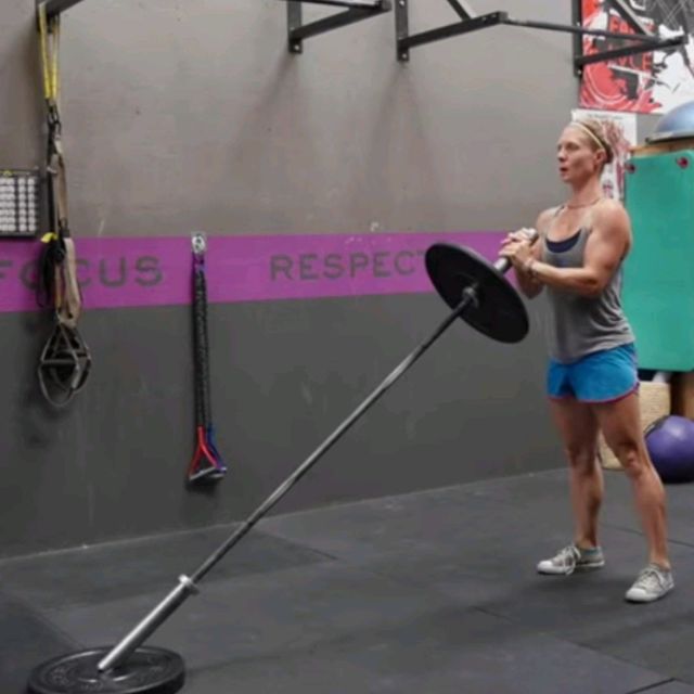 landmine Squat by Francisco Perez Ejercicio Cómo hacerlo Skimble