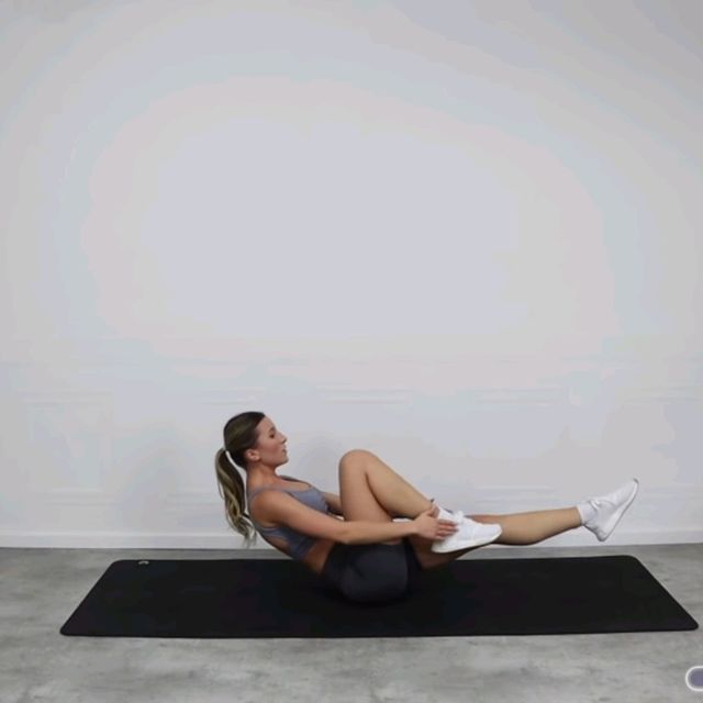 【AAKE】(Lining brushed) KNEE TUCK TRAINING PT Lying knee tuck exercise - YouTube