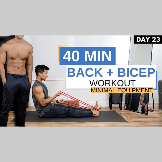 Back & Bicep Free Back Workout Skimble Workout Trainer