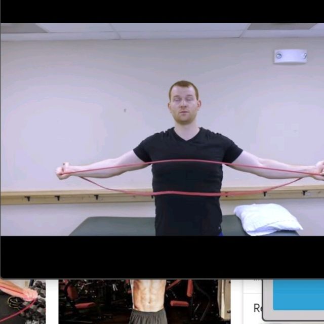 Band Pull Aparts 2 by Kristine Norton Exercise Howto Skimble