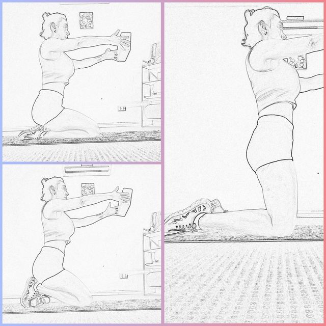 Kneeling Squats by Jo Douglas Exercise Howto Skimble
