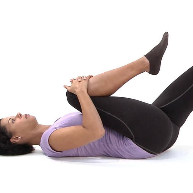 Right Knee To Chest Stretch by Elliott Konieczka Exercise Howto