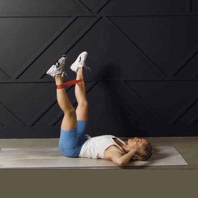 Toe Touches with Band by Ömer Köseoğlu Exercise Howto Skimble