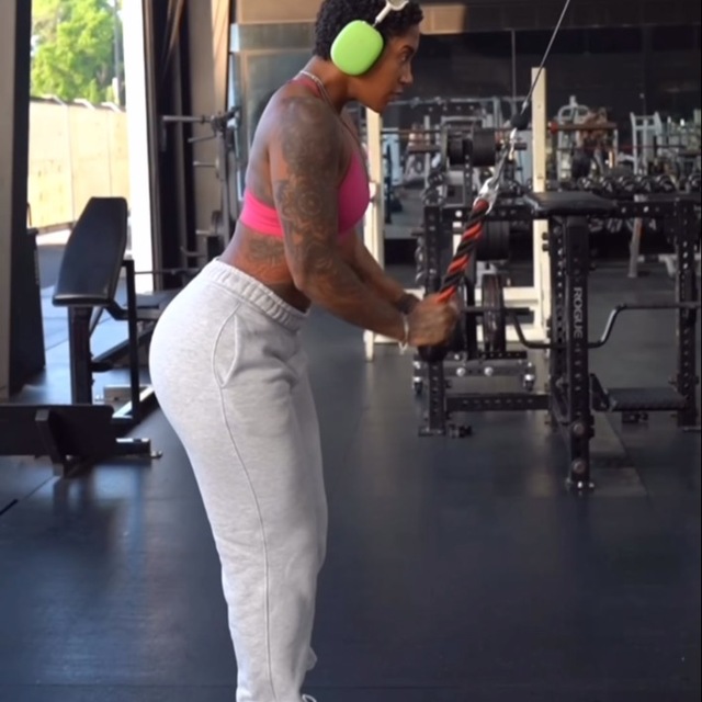 Rope Tricep Extension by Deanna B. Exercise Howto Skimble