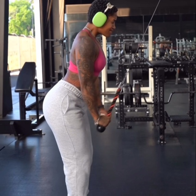 Rope Tricep Extension by Deanna B. Exercise Howto Skimble