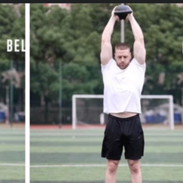 Kettlebell Triceps Extensions by Neale Davis Exercise Howto Skimble