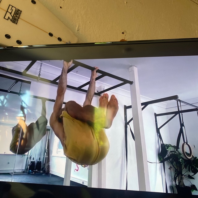 Hanging Shoulder Stretch by Xando Ananda Exercise Howto Skimble