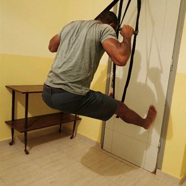 TRX Door Pull Up by Frank Roodenburg Exercise Howto Skimble
