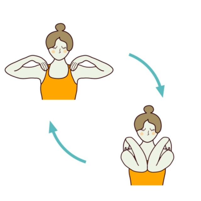 Shoulder Rolls Elbows Bent by 𝔻𝕖𝕤𝕖𝕣𝕥 𝔽𝕠𝕩🦊 🌟 Exercise Howto Skimble