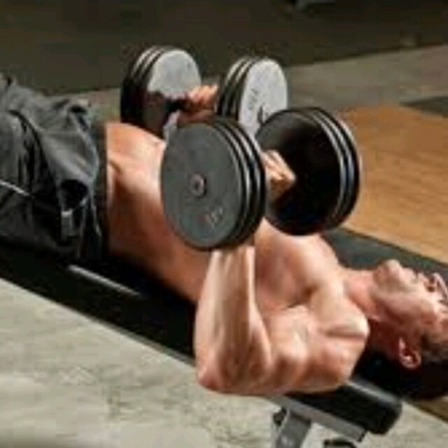 Dumbbell Decline Chest Press by Kc H. - Exercise How-to - Skimble