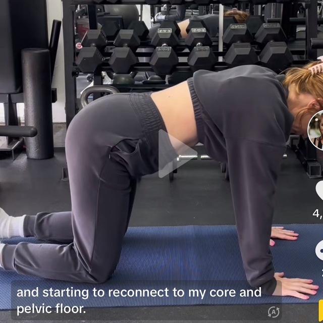 Table Top Position 360 Breathing by Miss M. Exercise Howto Skimble