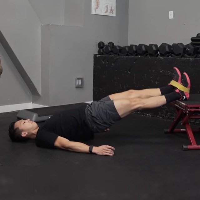 Feet Elevated Psoas March by Ömer Köseoğlu Exercise Howto Skimble