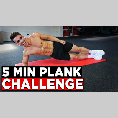 5 MIN PLANK CHALLENGE (NO EQUIPMENT BODYWEIGHT WORKOUT!)