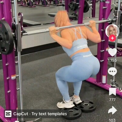 Smith Machine Narrow Stance Elevated Squats