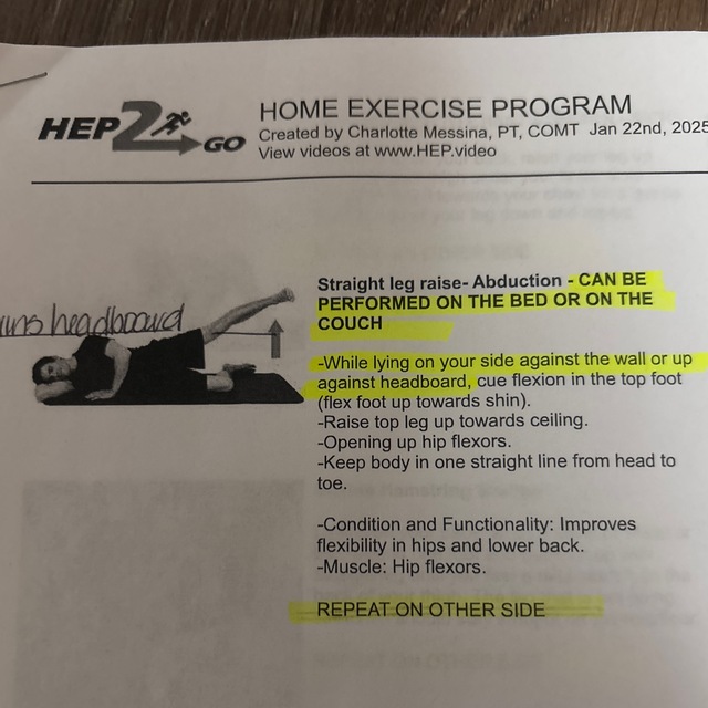 Straight leg rise by Crystal S. - Exercise How-to - Skimble