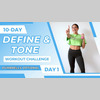 10-Day DEFINE & TONE Workout Challenge - Day 1 | Dumbbells Optional | Targeted BACK Workout