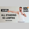 30 Min All Standing & No Jumping INTENSE CARDIO HIIT | For Fat Burn 🔥 (No Equipment, No Repeats)