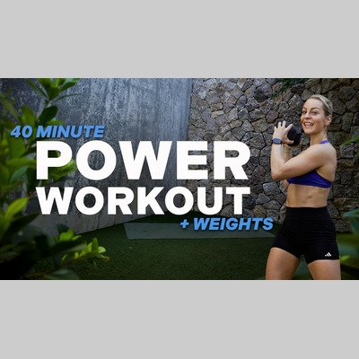 40 MIN POWER WORKOUT | BUILD STRENGTH, CONFIDENCE & ENDURANCE | SUPER SET | With Weights