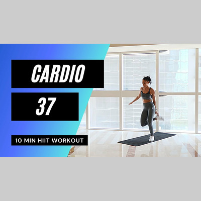 10 MIN CARDIO HIIT WORKOUT // Intense Calorie Burn | MrandMrsMuscle