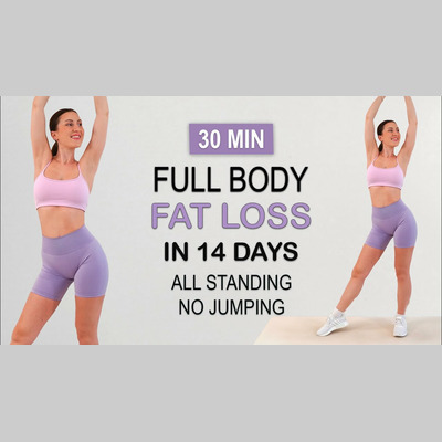 30 Min Intense Full Body Fat Loss in 14 Days🔥 | All Standing - No Jumping Workout, Sweaty, No Repeat