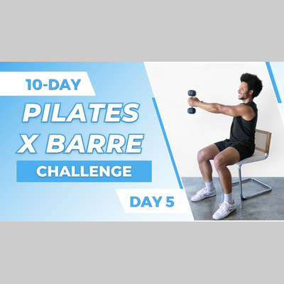 Day 5: Hourglass Abs Dumbbell Workout | 10-Day Pilates x Barre Challenge | Low Impact Workout