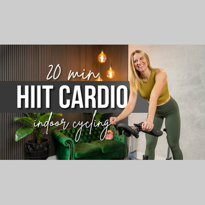 20 min HIIT CARDIO Indoor Cycling Workout