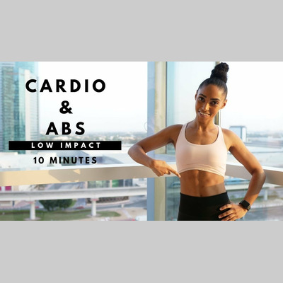 Cardio & Abs Workout | Low Impact with Dumbbells | Home Workouts