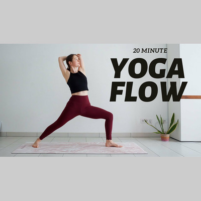 20 min Flow & Go | Full Body Vinyasa Flow | Yoga with Uliana