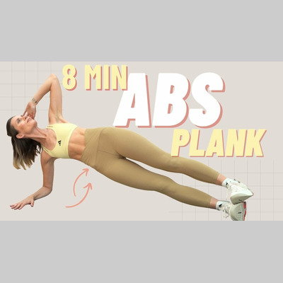 BEST PLANK WORKOUT - Straffer Bauch in nur 8 Minuten! SLIM WAIST - FLAT ABS!