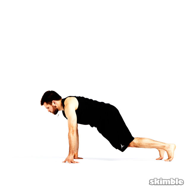 Push Up Pull Throughs Exercise Howto Skimble Workout Trainer