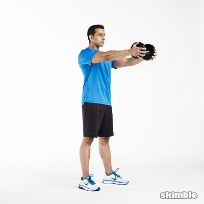 垂直高脚杯深蹲- 锻炼方法- Skimble Workout Trainer