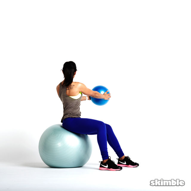 Torso Rotations with Medicine Ball - Exercise How-to - Skimble