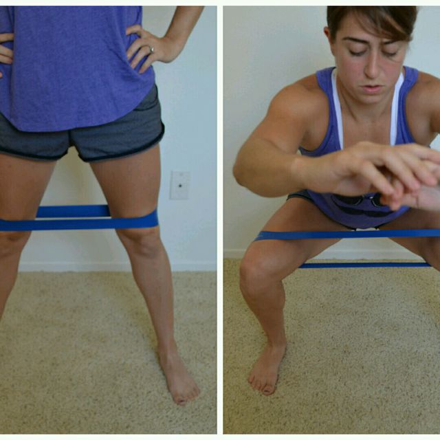 10Squat with band by Greg T. Exercise Howto Skimble