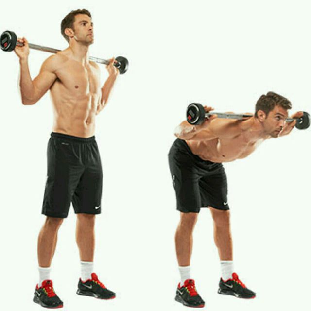 Barbell Good Mornings by Alicia Rodriguez Exercise Howto Skimble