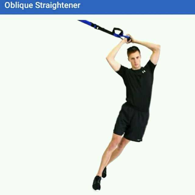 Oblique Straightener TRX by Jamal Felton Exercise Howto Skimble