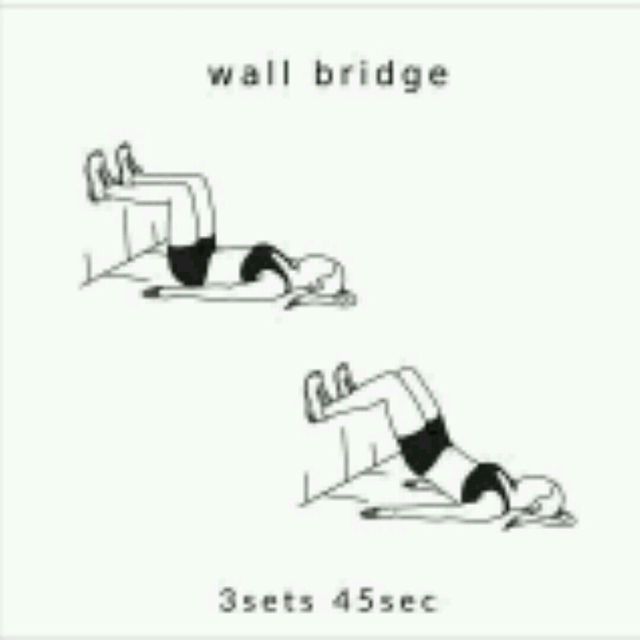 Wall Bridge by Michelle Oliveira Exercise Howto Skimble