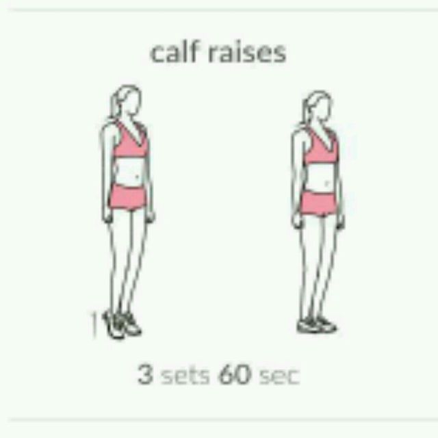 Calf Raises by Michelle Oliveira - Exercise How-to - Skimble