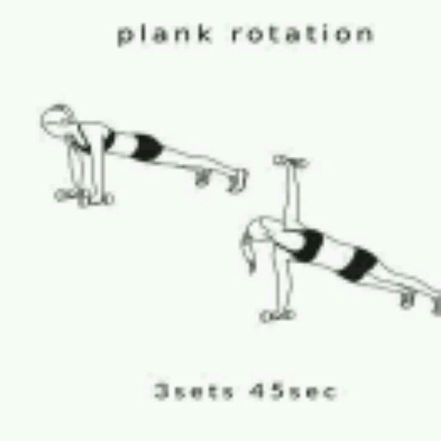 Plank Rotation by Michelle Oliveira - Exercise How-to - Skimble