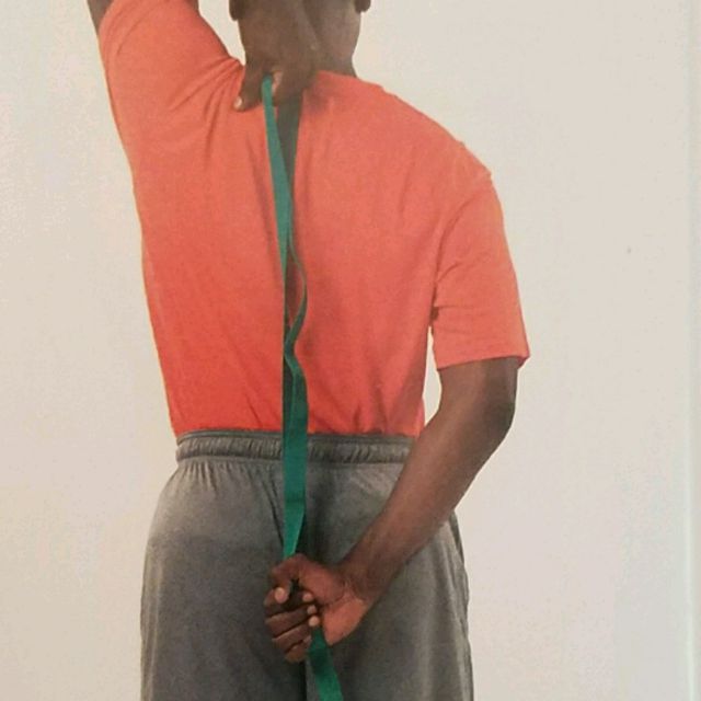 Tricep Strap Stretch by Alonzo Brown Exercise Howto Skimble