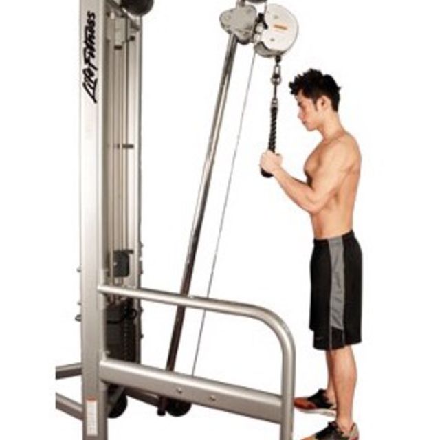 Tricep Pulldown by Tarik Oliver Exercise Howto Skimble